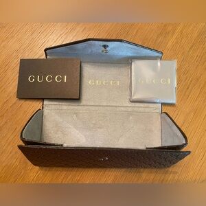 NWOT Gucci collapsible sunglasses or eyeglasses case